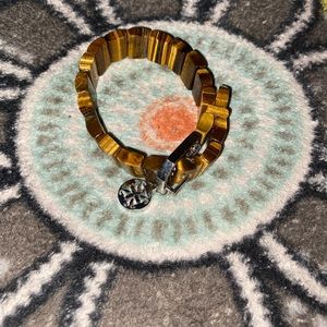 Rustic cuff tiger eye character